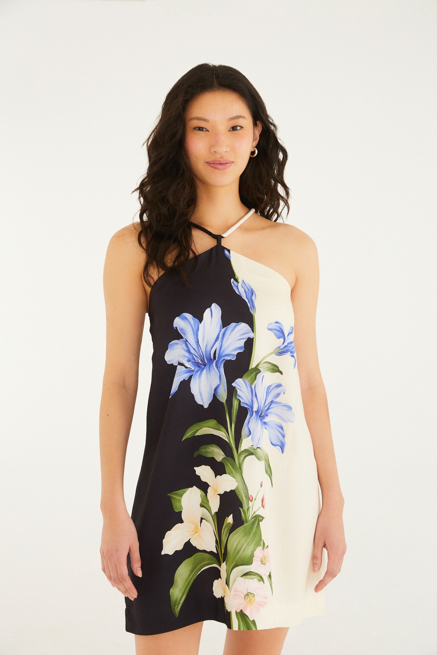 Vestido Alcinha Estampado Céu De Flor