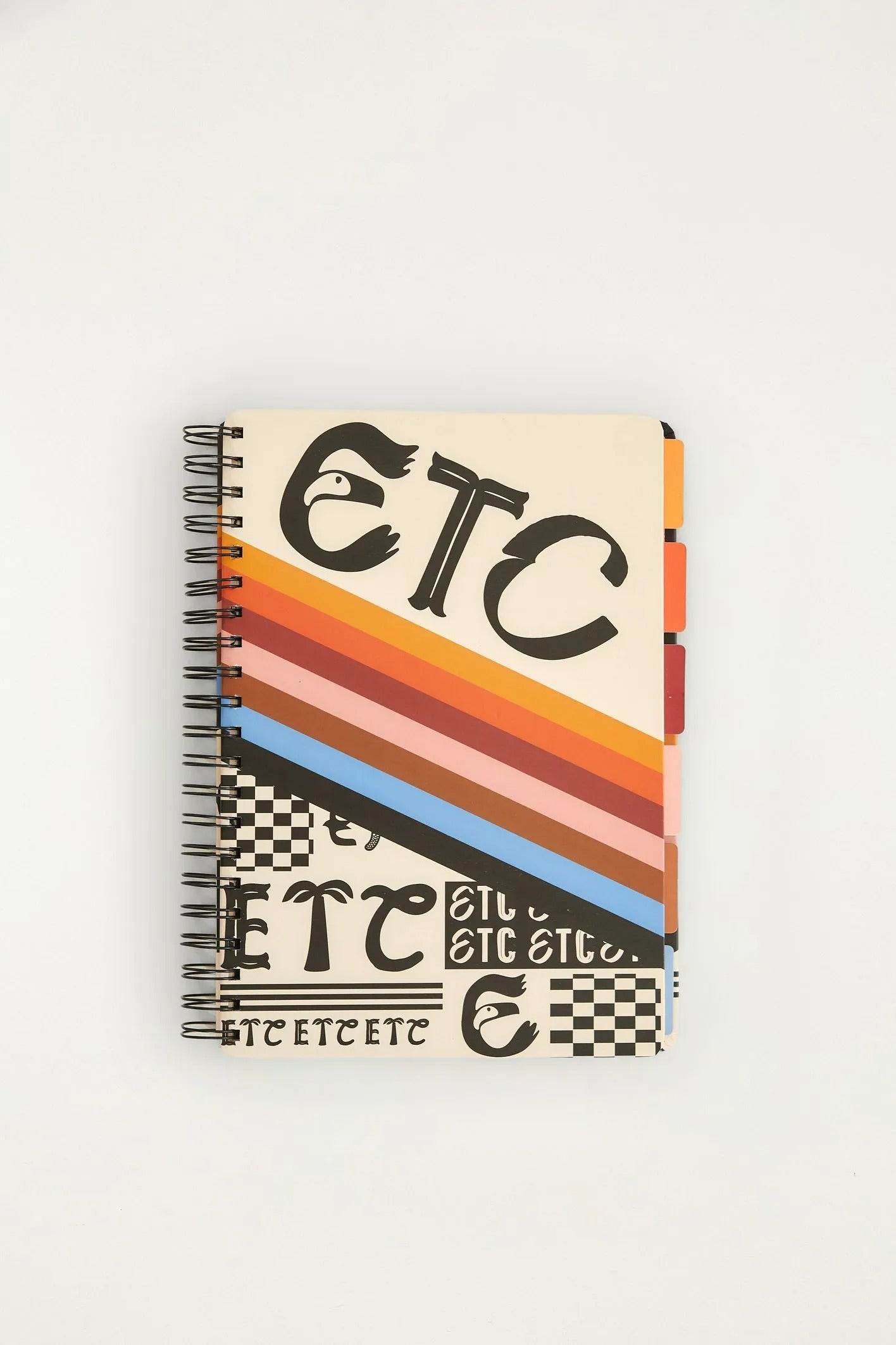 Caderno universitário etc tipográfico