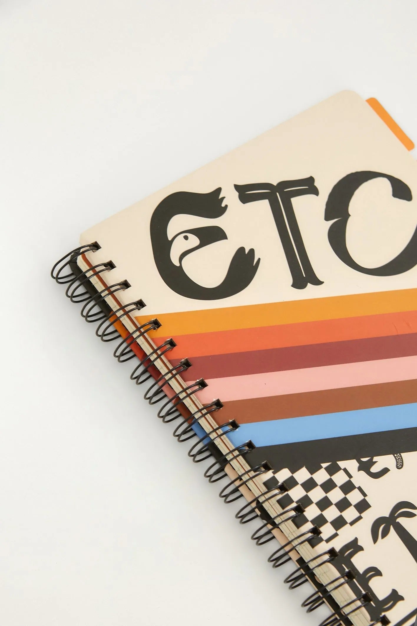 Caderno universitário etc tipográfico