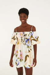 Vestido Curto Estampado Floral Lola