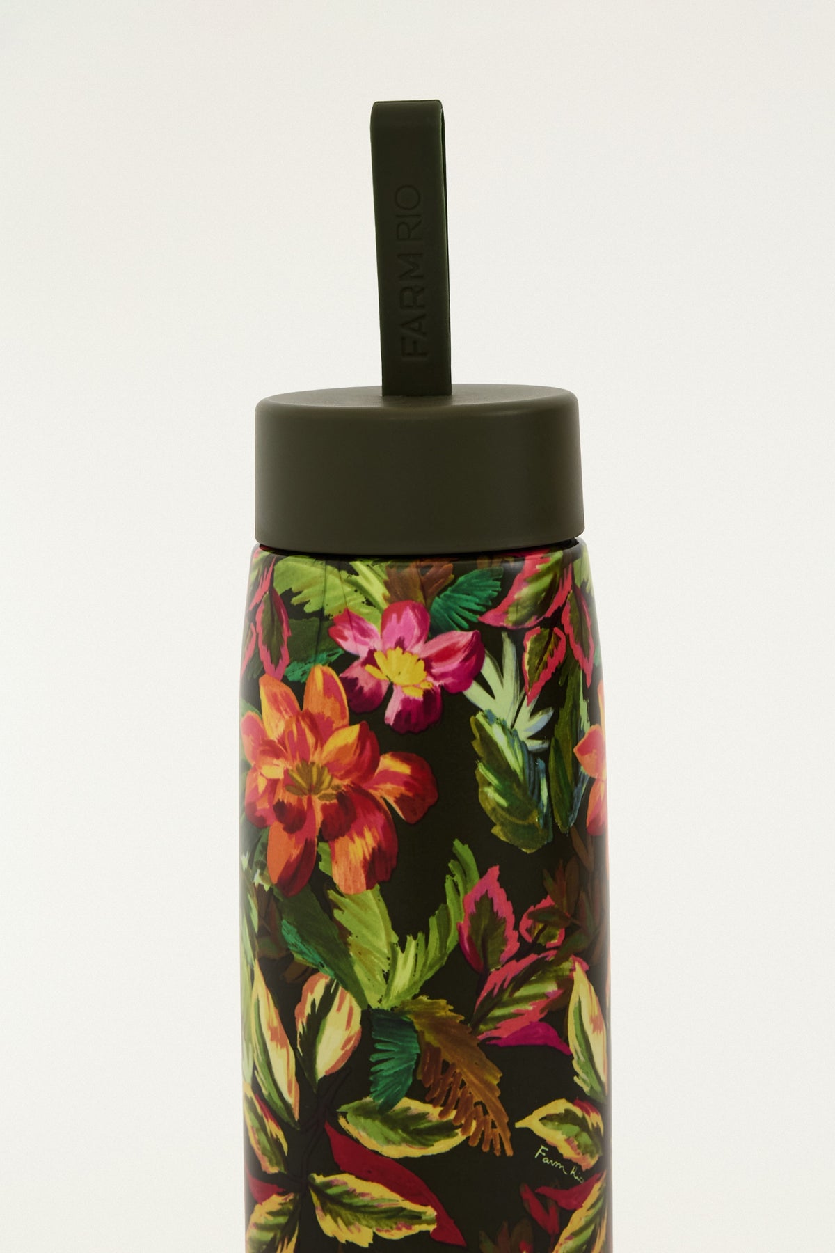 Garrafa que sede painted flowers 750ml