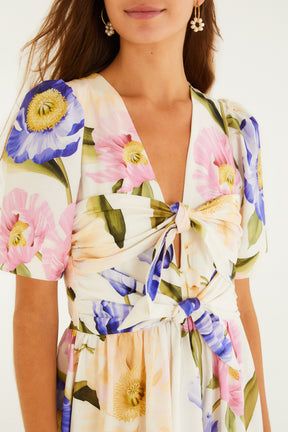 Vestido Longo Estampado Floral Lola